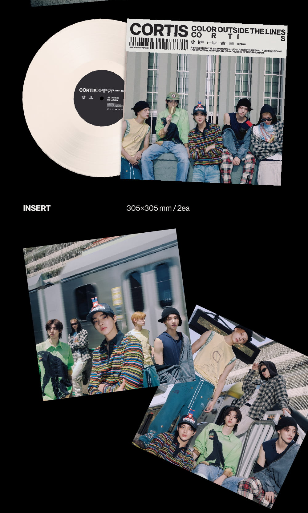 CORTIS THE 1ST EP ALBUM [COLOR OUTSIDE THE LINES/VINYL VER.]