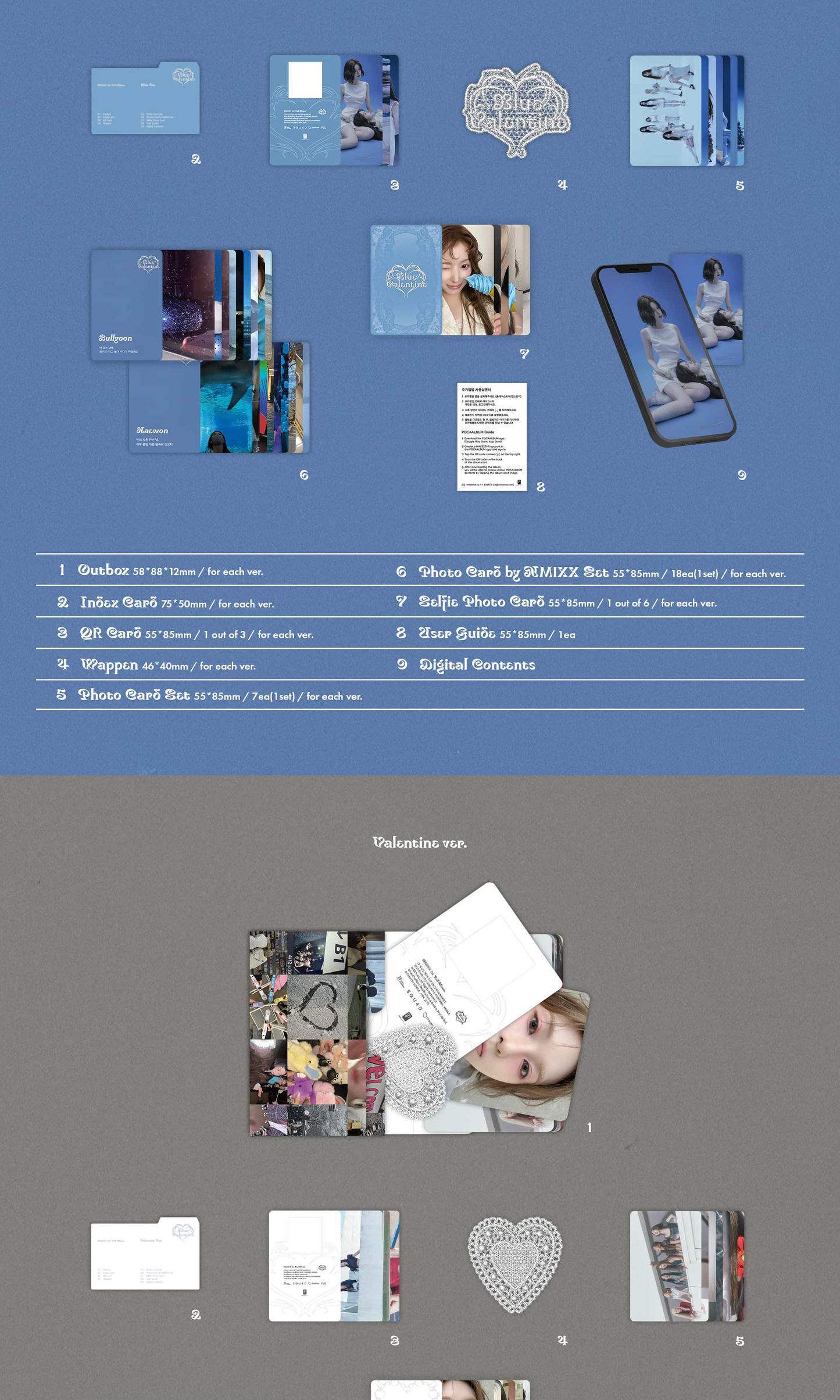 NMIXX 1ST FULL ALBUM [BLUE VALENTINE/PLATFORM ALBUM POCAALBUM VER.]