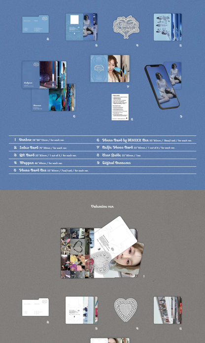 NMIXX 1ST FULL ALBUM [BLUE VALENTINE/PLATFORM ALBUM POCAALBUM VER.]