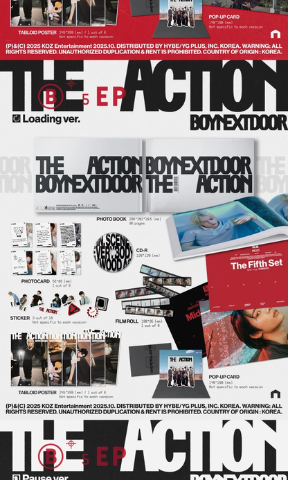 BOYNEXTDOOR 5TH EP ALBUM [THE ACTION/STANDARD VER.]