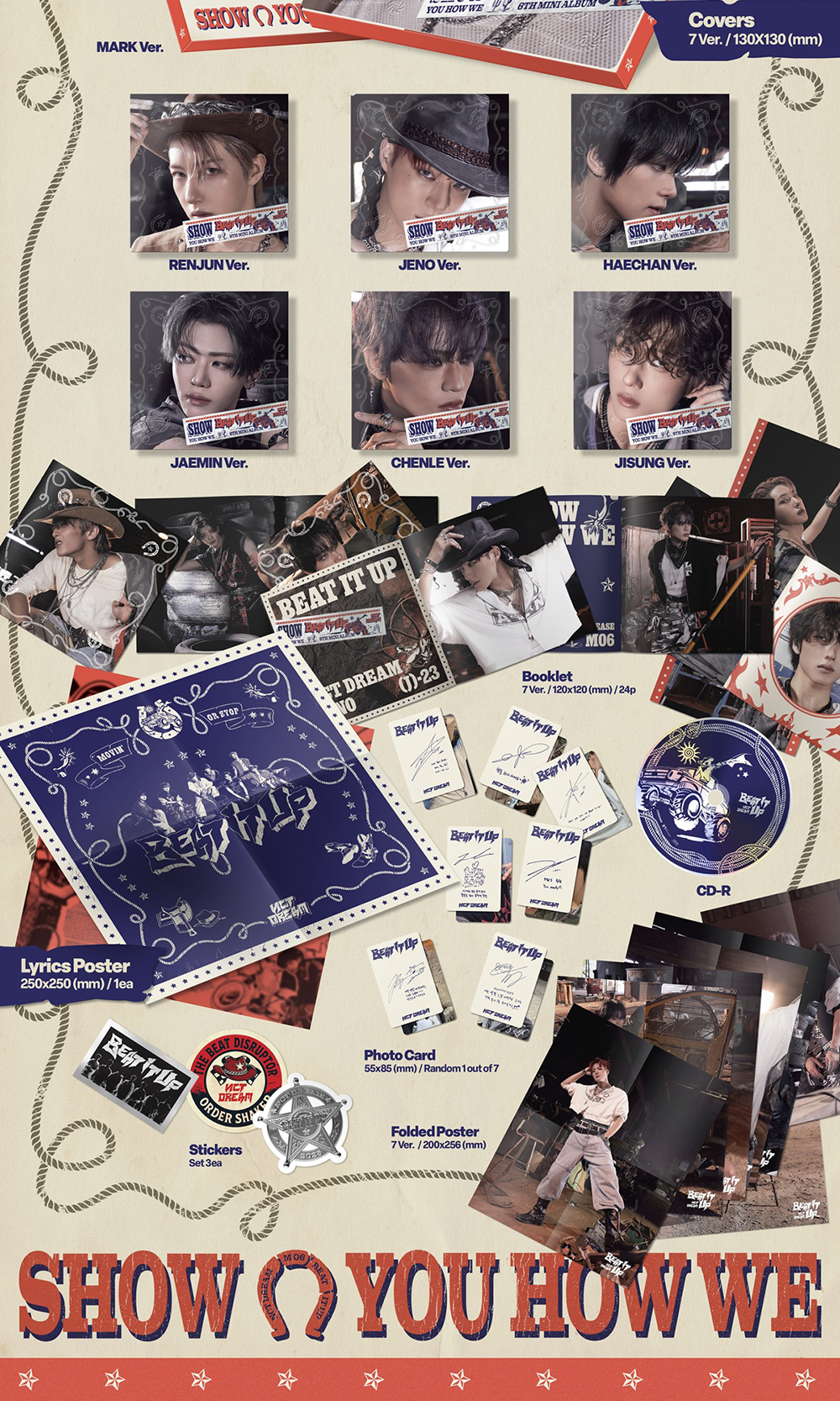 NCT DREAM 6th Mini Album [Beat It Up/Digipack Ver.]