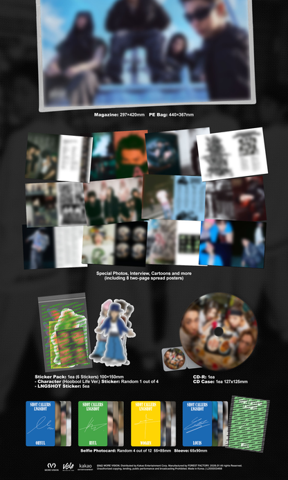 [PRE-ORDER] LNGSHOT EP [SHOT CALLERS/Magazine Ver.]