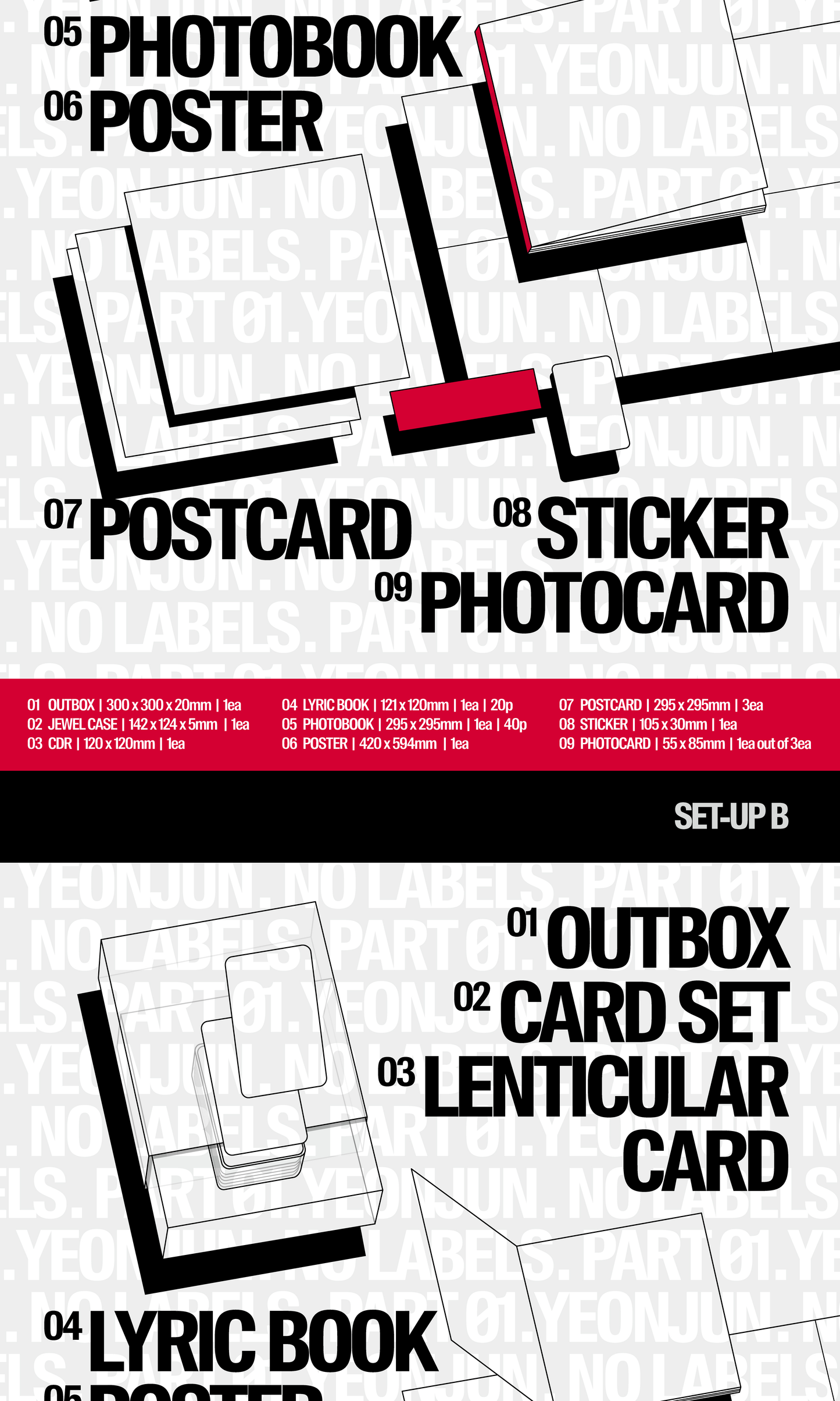 [PRE-ORDER] [MAKESTAR EXCLUSIVE] YEONJUN ALBUM [NO LABELS: PART 01/STANDARD VER.]