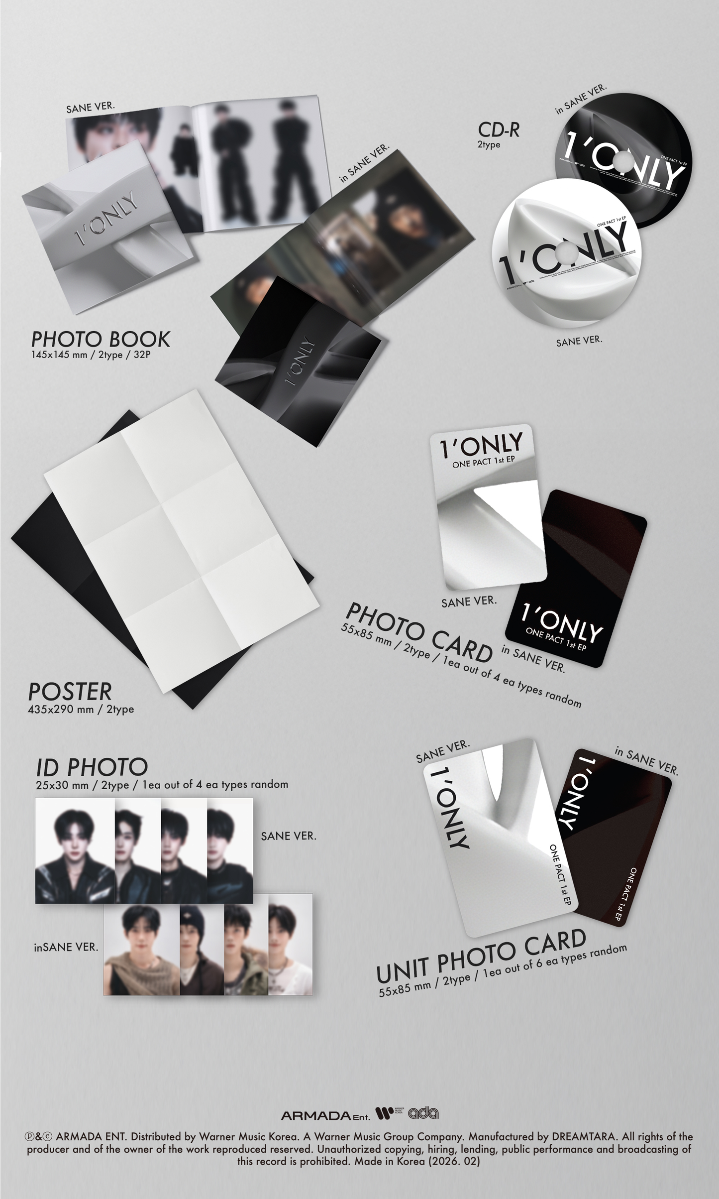 ONE PACT 1ST EP [1’ONLY]