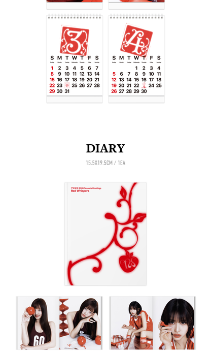 [PRE-ORDER] TWICE - 2026 SEASON'S GREETINGS [RED WHISPERS]