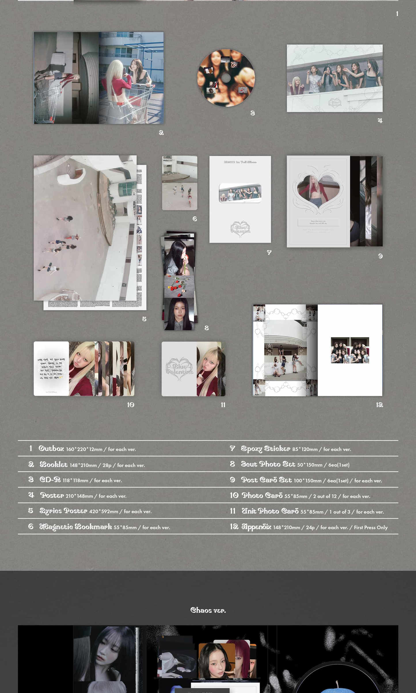 NMIXX 1ST FULL ALBUM [BLUE VALENTINE/STANDARD VER.]