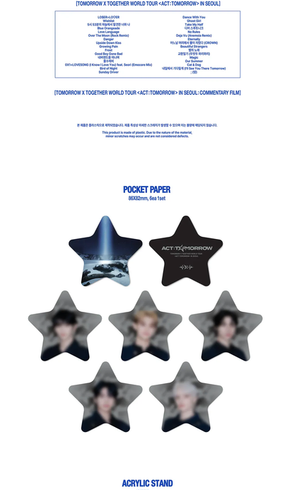 [PRE-ORDER] TOMORROW X TOGETHER WORLD TOUR [ACT : TOMORROW] IN SEOUL