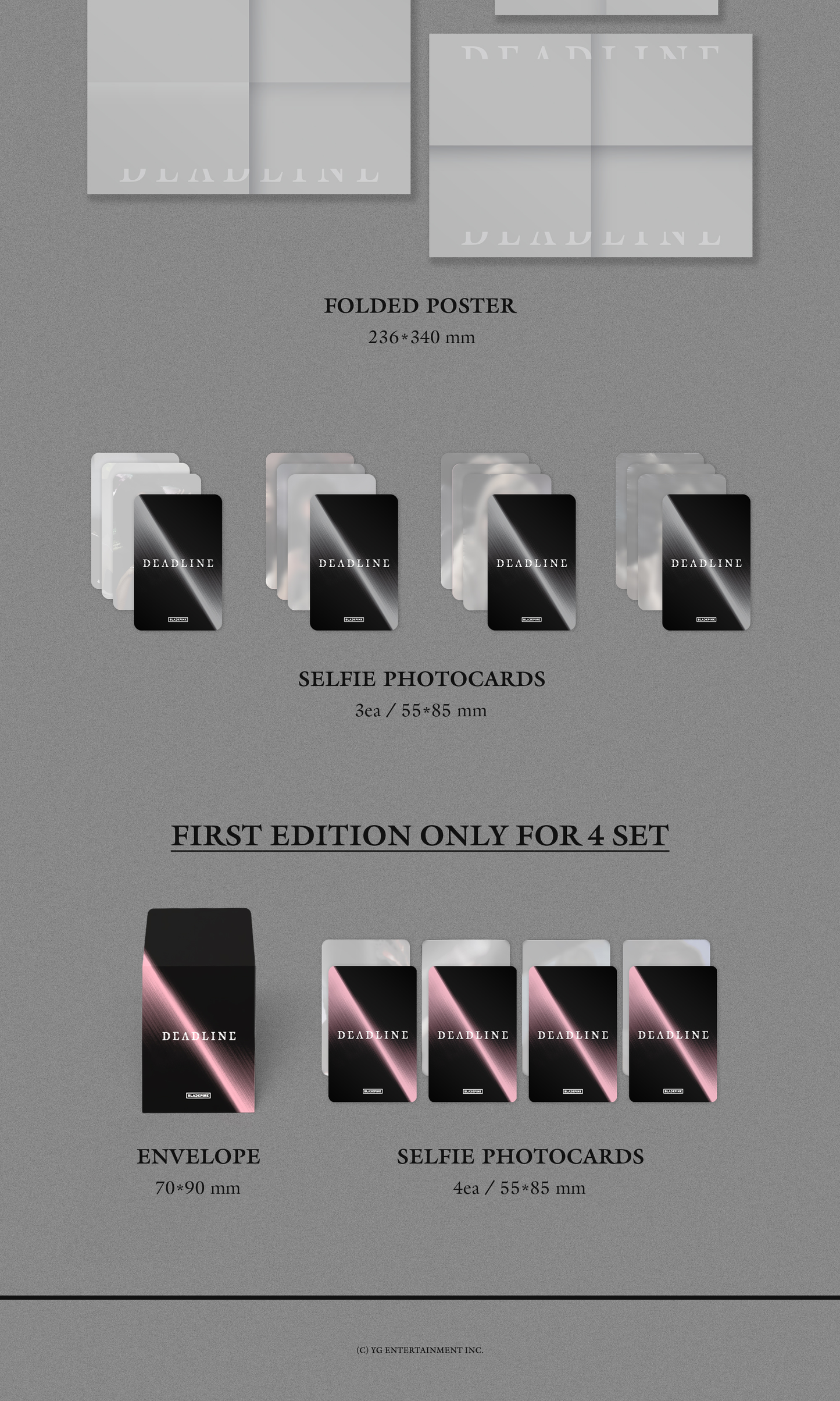 [PRE-ORDER] BLACKPINK 3rd MINI ALBUM [DEADLINE/SILVER Ver.]