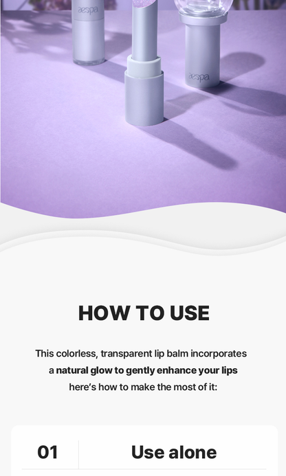 AESPA - OA.SM FANSIGNAL LIP BALM