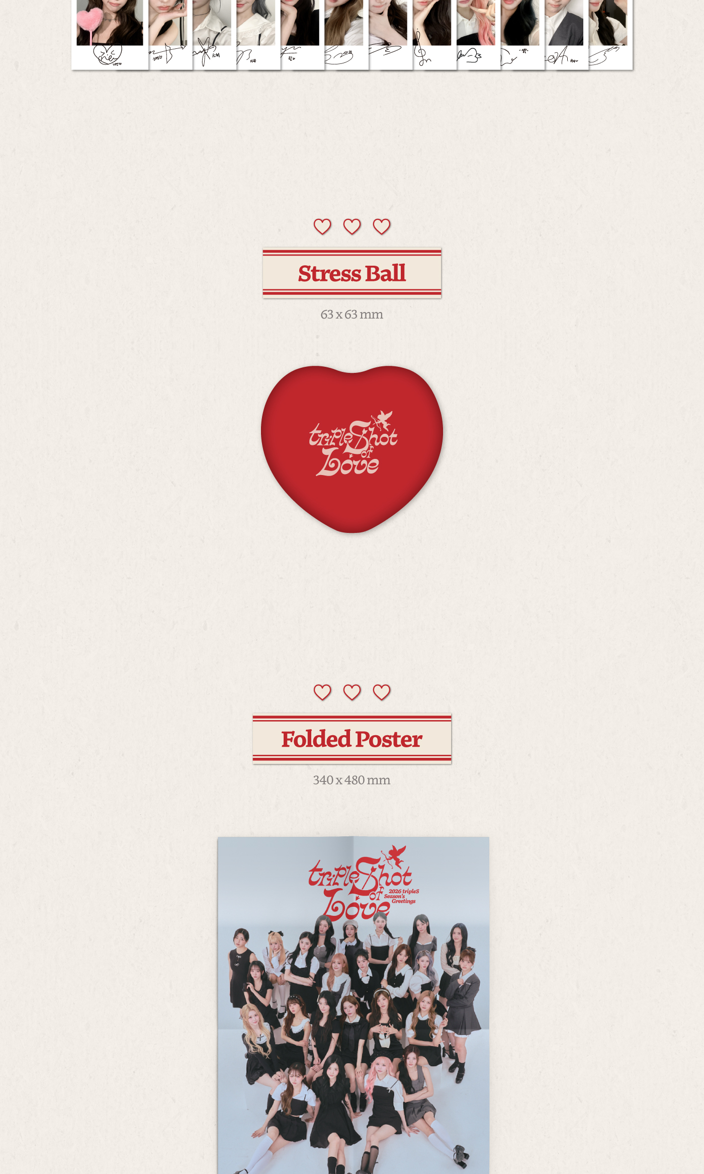 [PRE-ORDER] tripleS 2026 Season’s Greetings [tripleShot of Love]