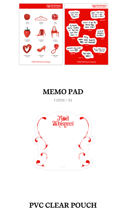 [PRE-ORDER] TWICE - 2026 SEASON'S GREETINGS [RED WHISPERS]