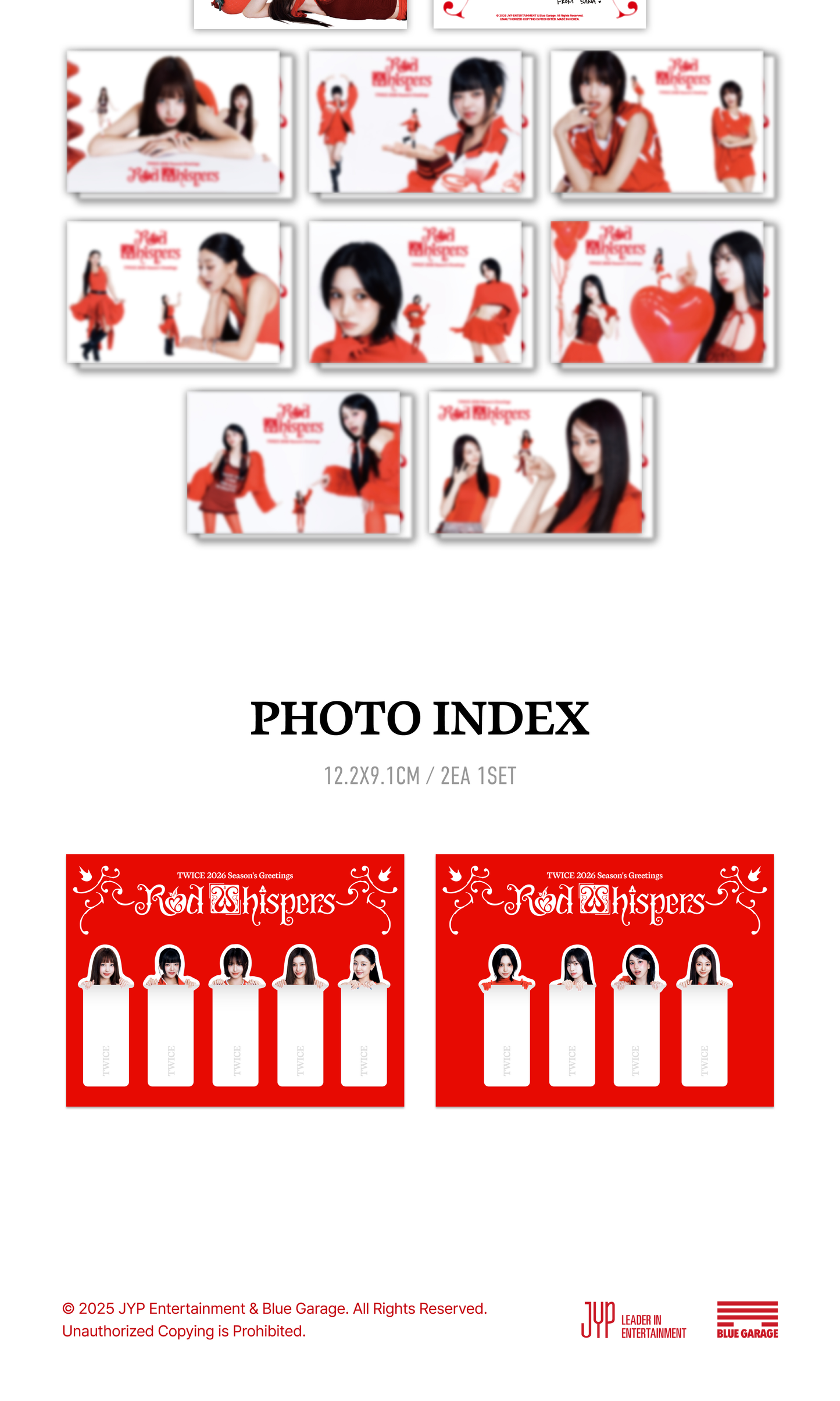 [PRE-ORDER] TWICE - 2026 SEASON'S GREETINGS [RED WHISPERS]