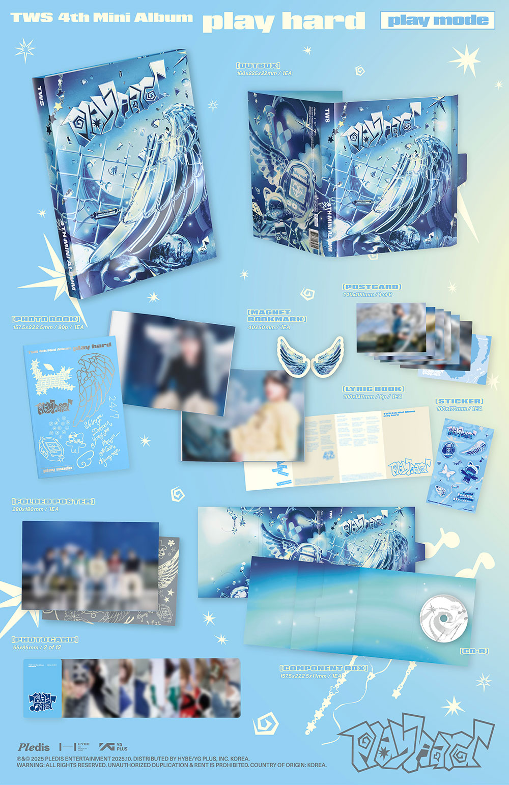 [PRE-ORDER] [MAKESTAR EXCLUSIVE] TWS 4TH MINI ALBUM [PLAY HARD/STANDARD VER.]