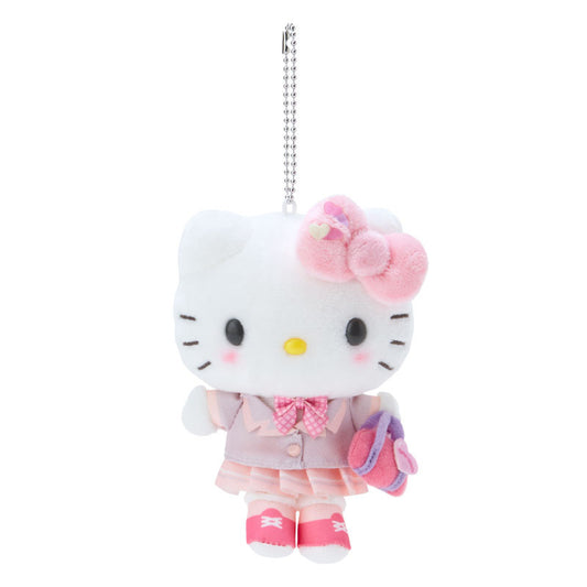 Sanrio Japan Gakuen Kirameki Club Hello Kitty Plush Keychain