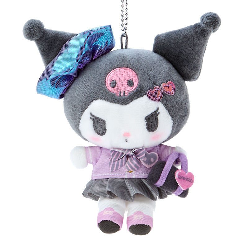 Sanrio Japan Gakuen Kirameki Club Kuromi Plush Keychain