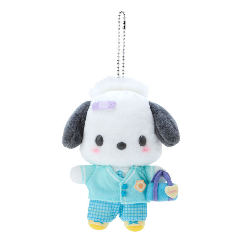 Sanrio Japan Gakuen Kirameki Club Pochacco Plush Keychain