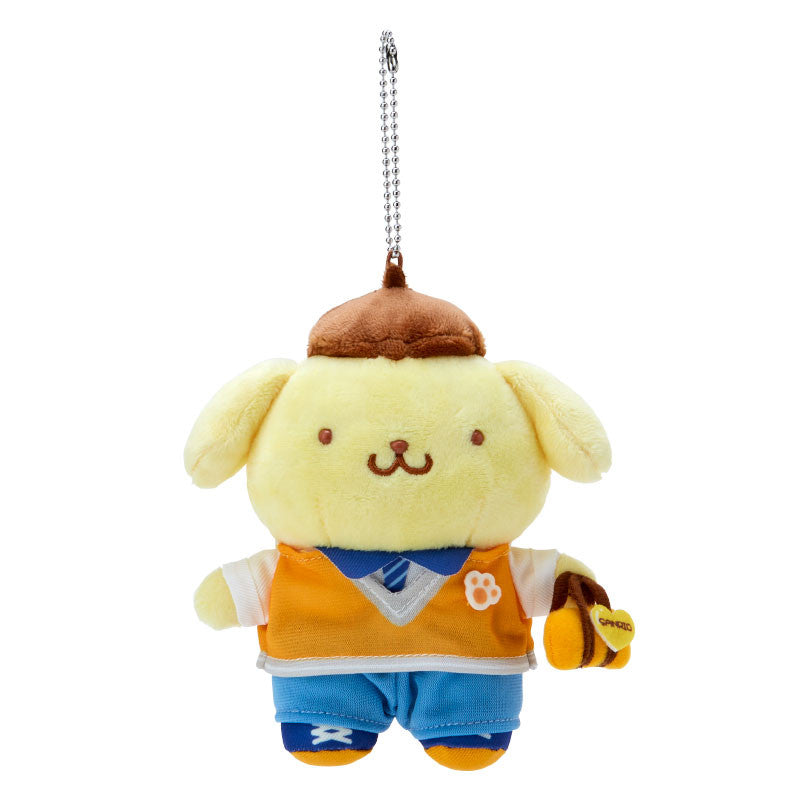 Sanrio Japan Gakuen Kirameki Club Pompompurin Plush Keychain