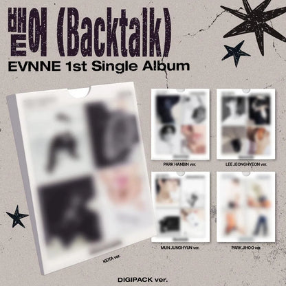 EVNNE 1st Single Album [뱉어 Backtalk / DIGIPACK ver.]