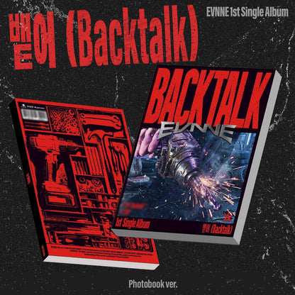 EVNNE 1st Single Album [뱉어 Backtalk / Photobook Ver.]