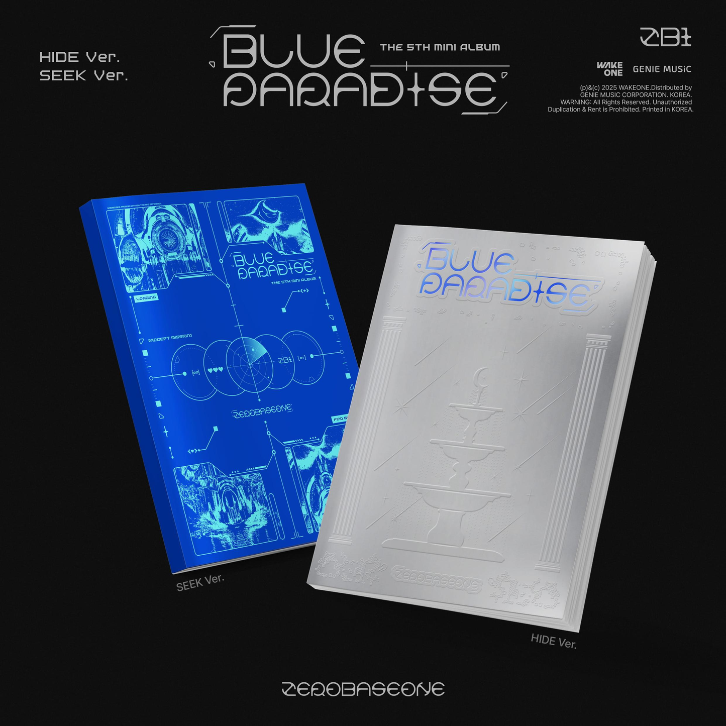 ZEROBASEONE THE 5TH MINI ALBUM [BLUE PARADISE/STANDARD VER.]