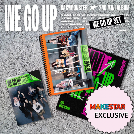 [PRE-ORDER] [MAKESTAR EXCLUSIVE] BABYMONSTER 2ND MINI ALBUM [WE GO UP/STANDARD VER.]