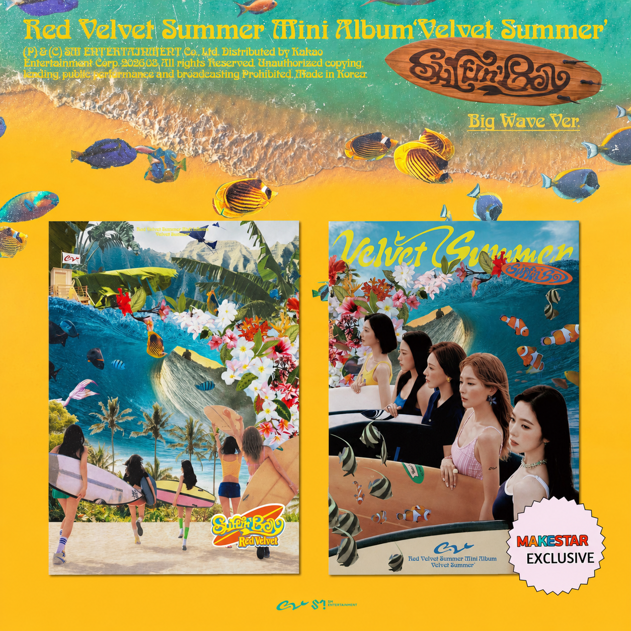 Red Velvet Velvet Summer Big Wave Ver MAKESTAR Exclusive main image