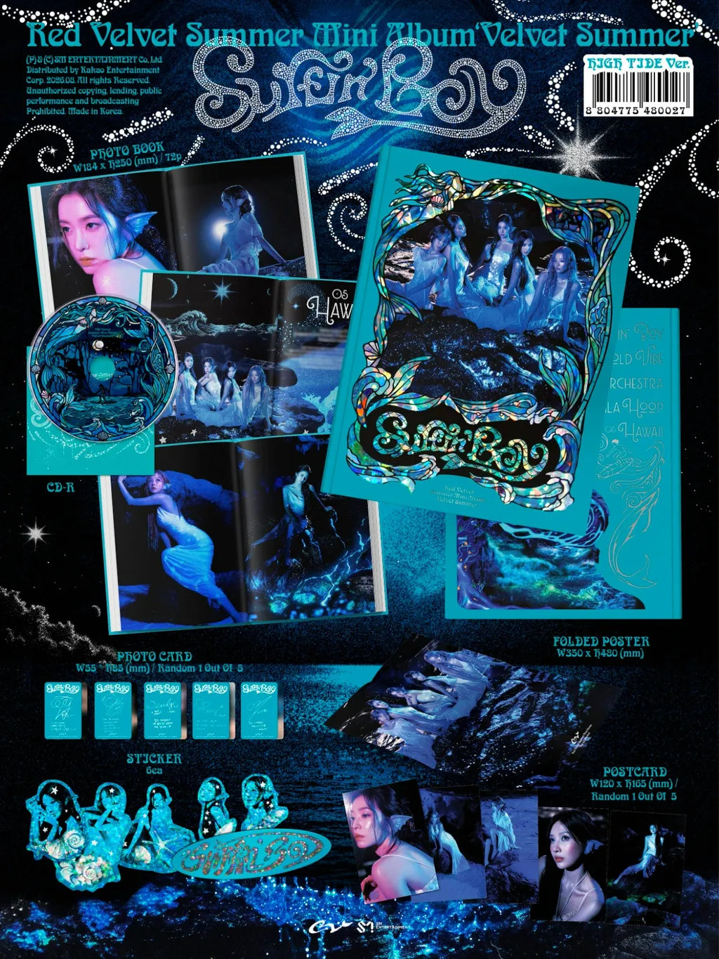 Red Velvet Velvet Summer High Tide Version album contents