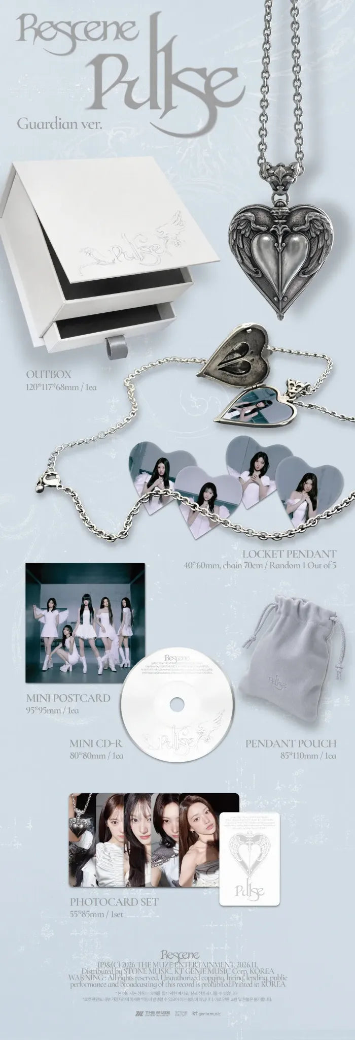 [PRE-ORDER] RESCENE – 4th Mini Album [PULSE] (Guardian Ver.)
