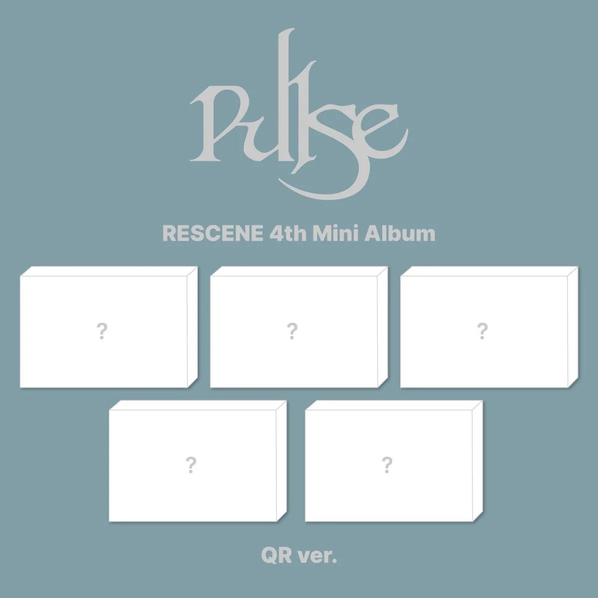 RESCENE 4th Mini Album PULSE QR edition — five versions