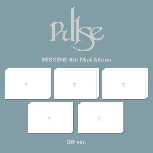 RESCENE 4th Mini Album PULSE QR edition — five versions