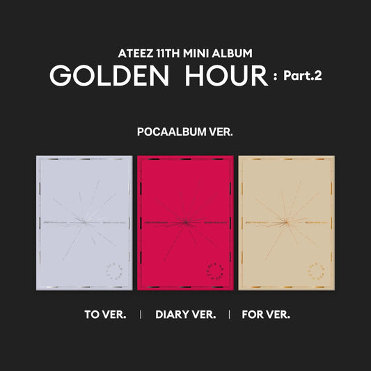ATEEZ 11TH MINI ALBUM [GOLDEN HOUR : Part.2/POCA Ver.]