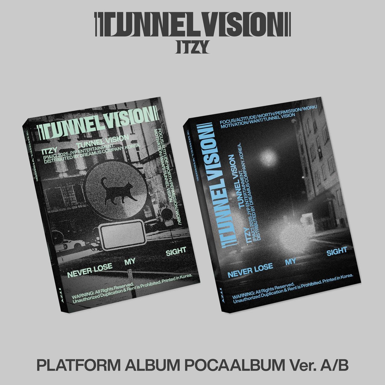ITZY 11TH MINI ALBUM [TUNNEL VISION/POCAALBUM VER.]
