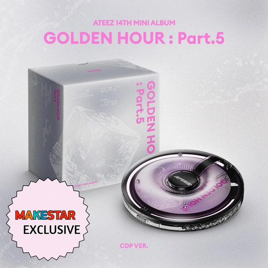 [PRE-ORDER][MAKESTAR EXCLUSIVE] ATEEZ 14TH MINI ALBUM [GOLDEN HOUR : Part.5] (CDP VER.)