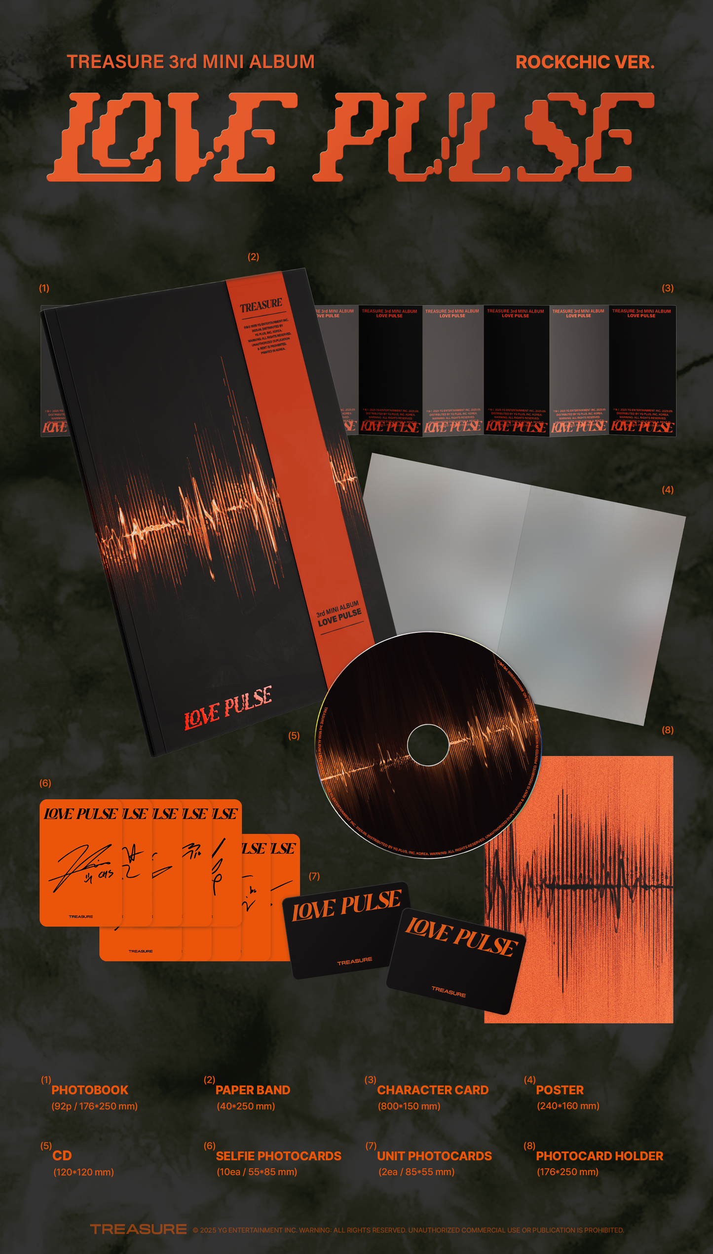 [PRE-ORDER] TREASURE 3RD MINI ALBUM [LOVE PULSE/STANDARD VER.]
