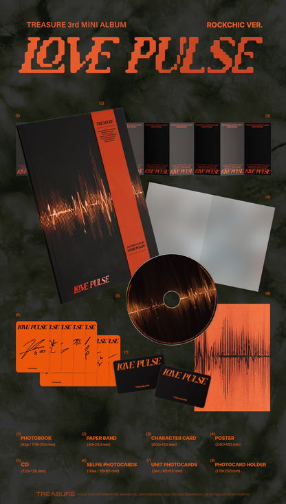 [PRE-ORDER] TREASURE 3RD MINI ALBUM [LOVE PULSE/STANDARD VER.]