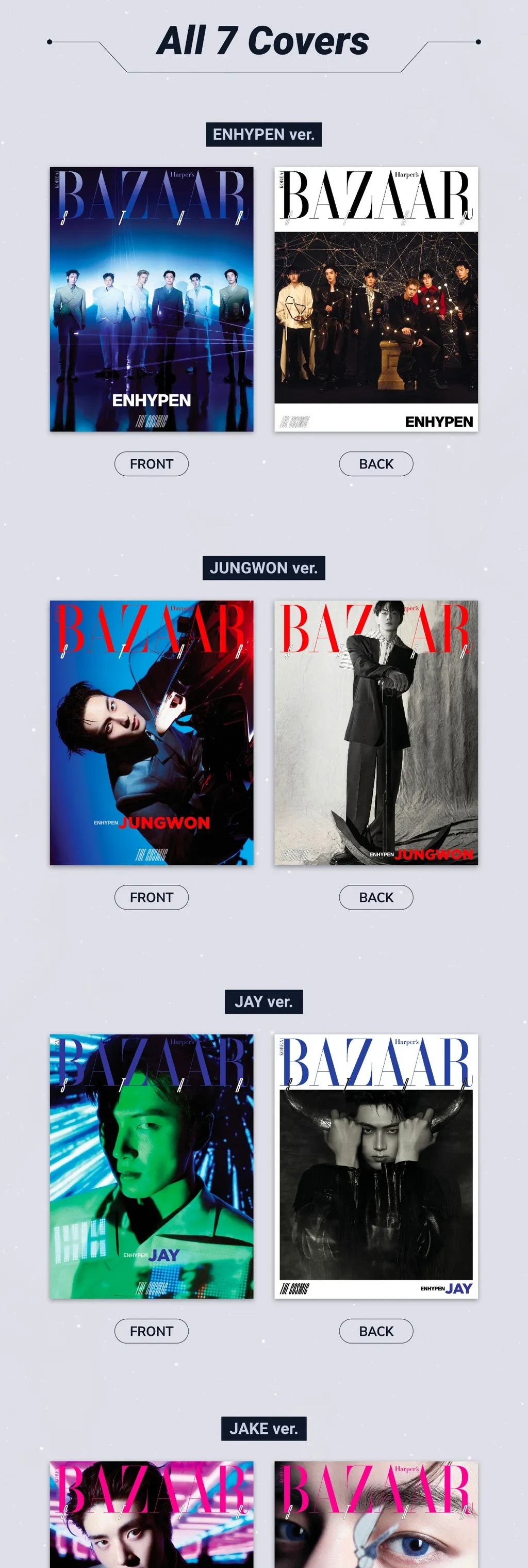 ENHYPEN [BAZAAR STAR : The Cosmic]