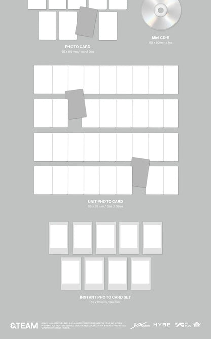 [PRE-ORDER] &TEAM KR 2ND MINI ALBUM [MARK ON ME/MINI CD-R VER.]