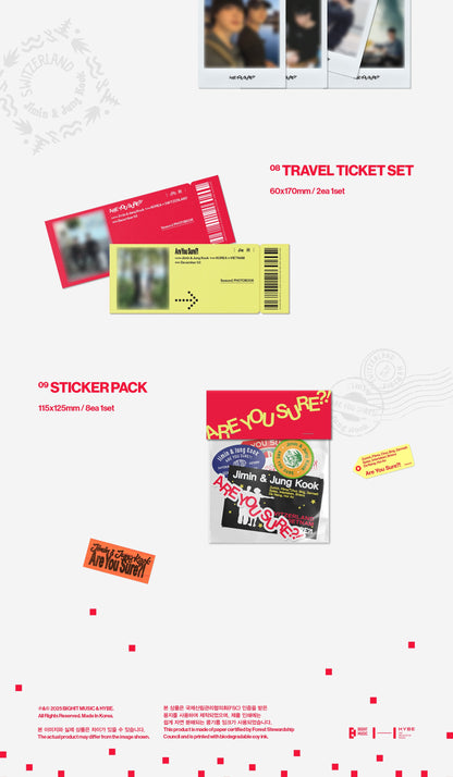 [PRE-ORDER] JIMIN x JUNGKOOK - [Are You Sure?! Season 2]