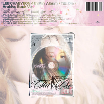 LEE CHAEYEON 4th Mini Album [Till I Die/Archive Book Ver.]