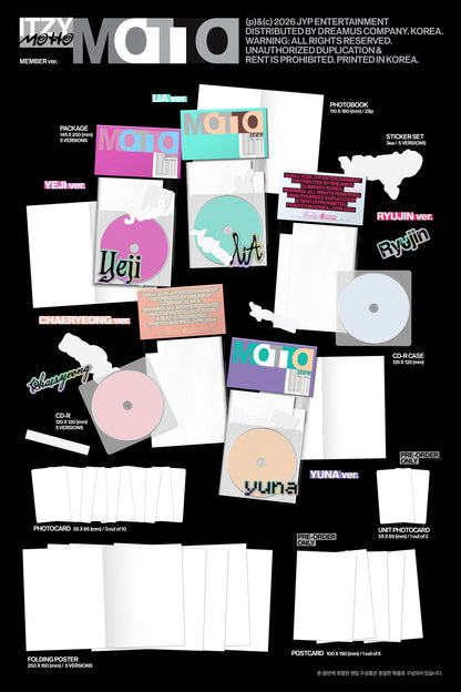 ITZY 12TH MINI ALBUM [MOTTO / Member Ver]