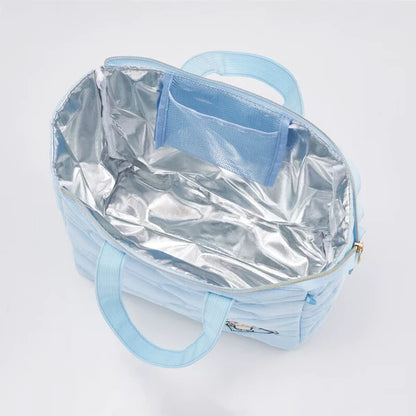 Sanrio Cinnamoroll quilted insulated lunch bag side