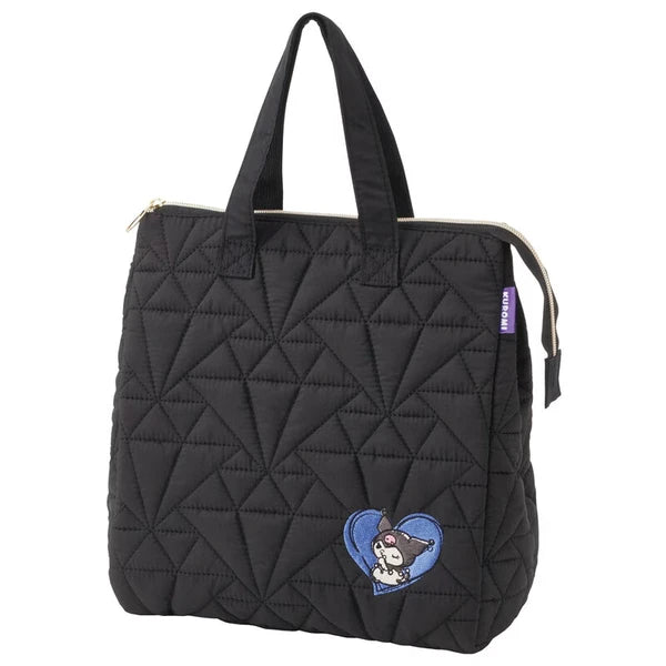 Sanrio Kuromi quilted insulated lunch bag front