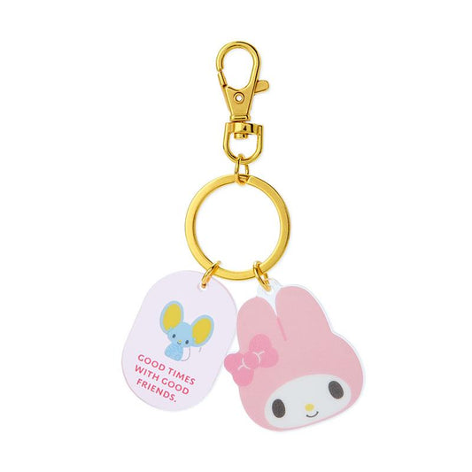 Sanrio Japan Acrylic Face My Melody Keychain