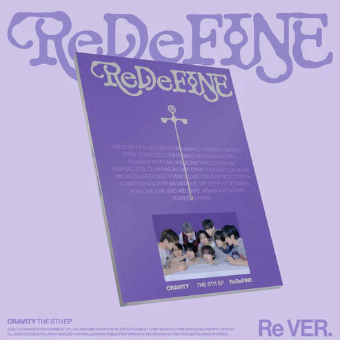 CRAVITY THE 8TH EP [ReDeFine / RE Ver]