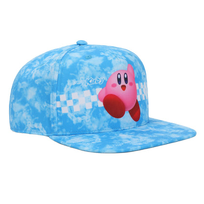 Kirby On Cloud Pattern Baseball Snapback Cap