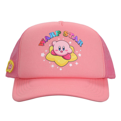 Kirby Warp Star Pink Mesh Snapback Hat