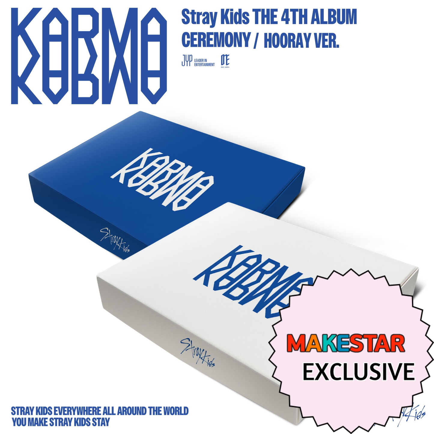 [MAKESTAR EXCLUSIVE] STRAY KIDS 4TH FULL ALBUM [KARMA/STANDARD VER.]