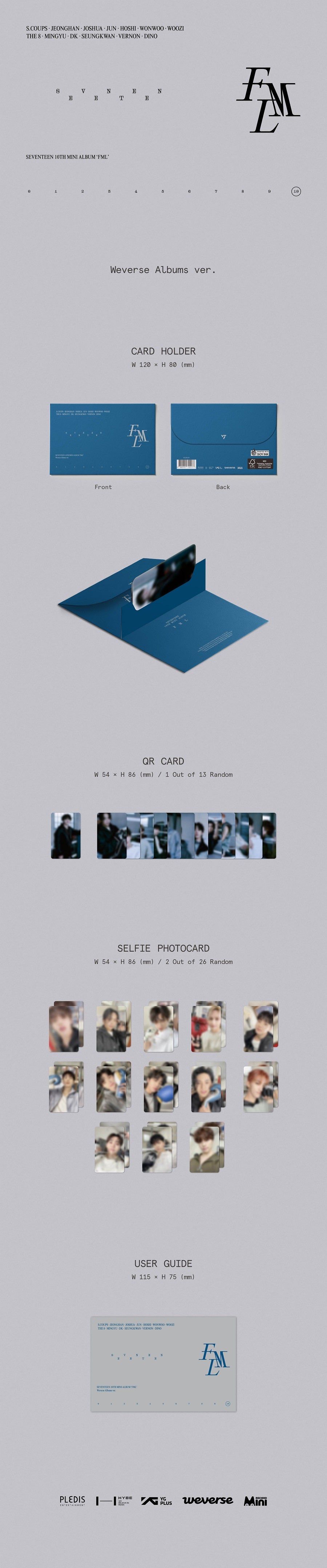 SEVENTEEN'S 10TH MINI ALBUM [FML/WEVERSE VER]