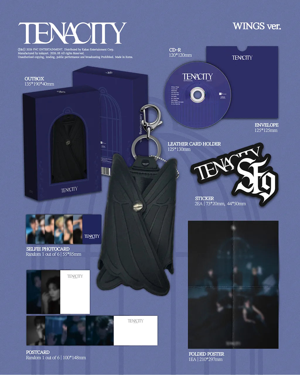 SF9 TENACITY Wings Ver. contents
