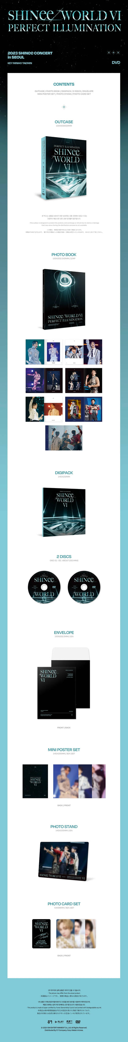 SHINee WORLD VI PERFECT ILLUMINATION in SEOUL DVD package details